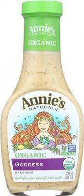 Organic Goddess Dressing front packaging