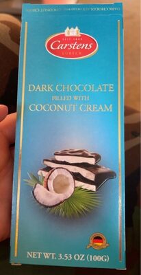 Dark Chocolate Filled With Cocunut Cream