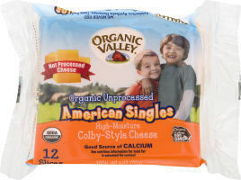 Organic American Singles Colby-Style Cheese