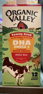 DHA Omega 3 Whole Milk