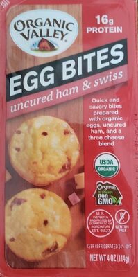 Egg Bites uncured ham & swiss