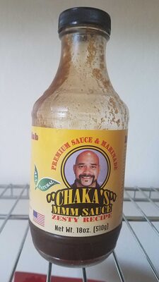 "Chaka's" Mmm Sauce, Zesty Recipe front packaging