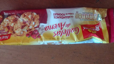 galletas de avena con arándanos y chipas de yoghurt