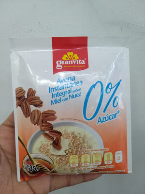 Avena Instantánea Integral sabor Miel con Nuez