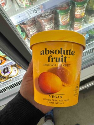 Mango Sorbet front packaging