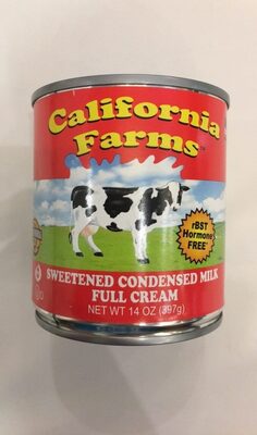Full Cream Sweetened Condensed Milk front packaging
