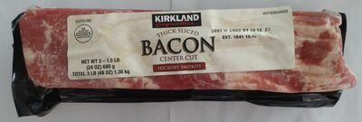 Thick Sliced Bacon, Center Cut, Hickory Smoked