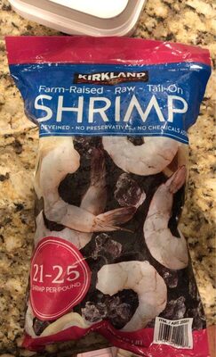 Farm Raised Raw Tail-On Shrimp