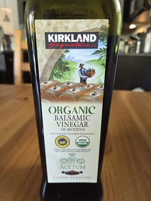 Organic Balsamic Vinegar of Modena front packaging