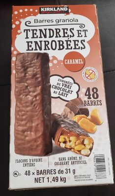 Barre granola tendres et enrobées