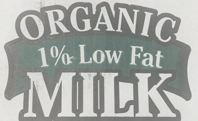 Organic 1% low fat milk