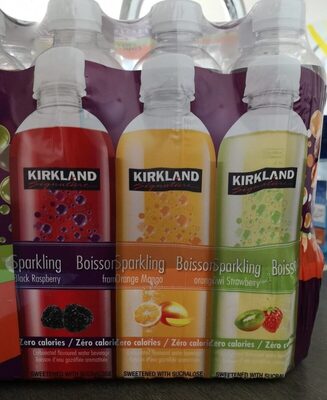 Boisson pétillante front packaging