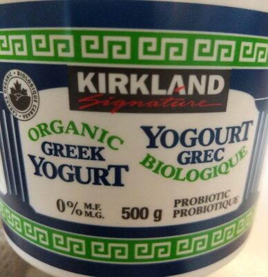 Yogourt grec biologique