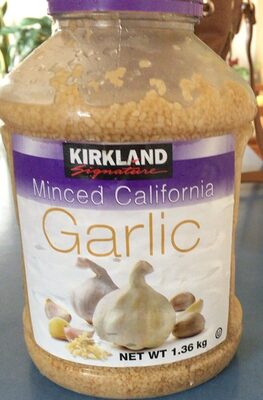 Kirkland Minced california garlic