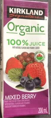 Organic 100% Juice