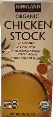 Organic Chicken Stock front packaging