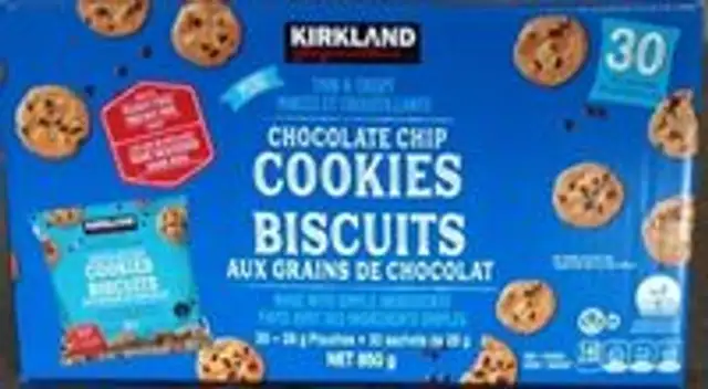 Biscuits aux grains de chocolat