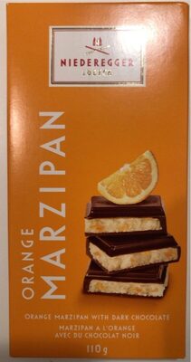Orange Marzipan W. Dark Chocolate Bar