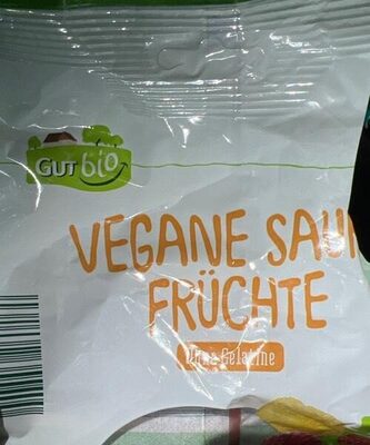 Vegane saure Früchte