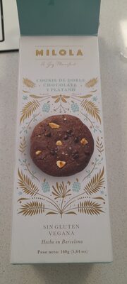 double chocolate banana cookies