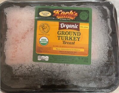 Organic ground turkey breast