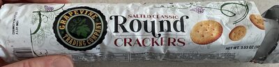 Salted classic round crackers
