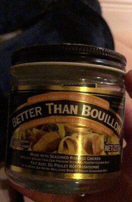 Reduced sodium roasted chicken base