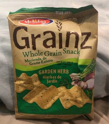 Grainz Whole Grain Snack Garden Herb
