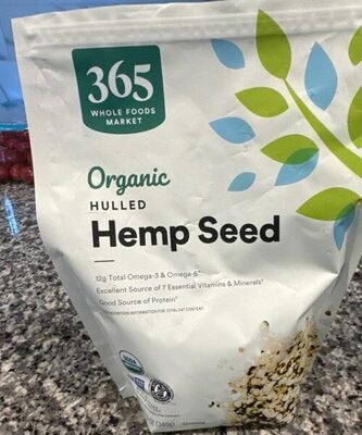 Organic Hulled Hemp Seeds front packaging