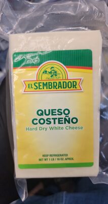 Queso costeño Hard dry white cheese
