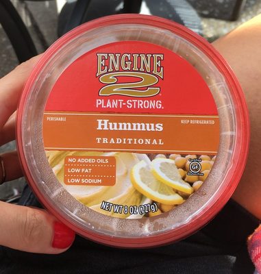 Engine 2, plant-strong, traditional hummus