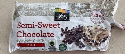 Mini Semi-Sweet Chocolate Baking Chips front packaging