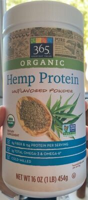 Hemp Protein front packaging