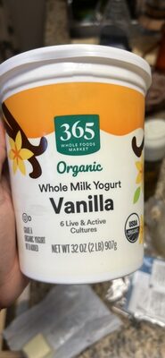 Whole Milk Yogurt Vanilla