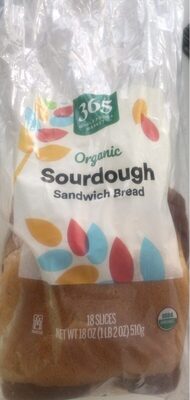 Organic surdough sandwich bread