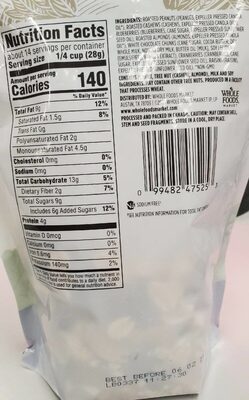365 everyday value nutrition facts table