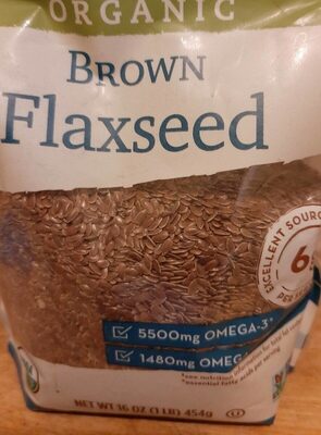 Organic brown flaxseed