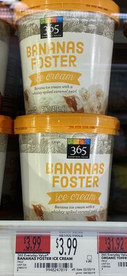 Bananas foster ice cream, bananas foster