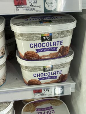 Toasted coconut & black sesame ice cream, toasted coconut & black sesame front packaging