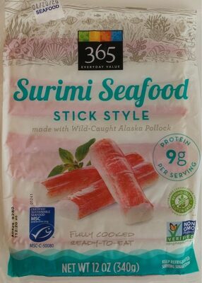 Stick style surimi seafood