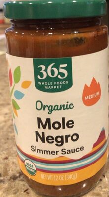 Organic medium mole negro sauce