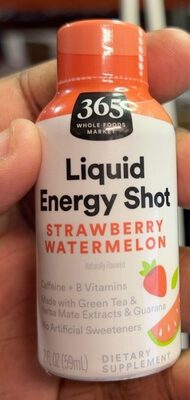 Liquid energy shot
