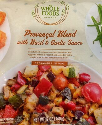 Provencal blend with basil & garlic sauce