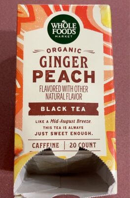 Organic Ginger Peach Black Tea