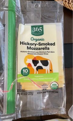 Hickory-smoked mozzarella