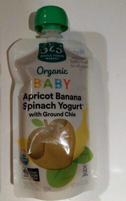Apricot banana spinach yogurt