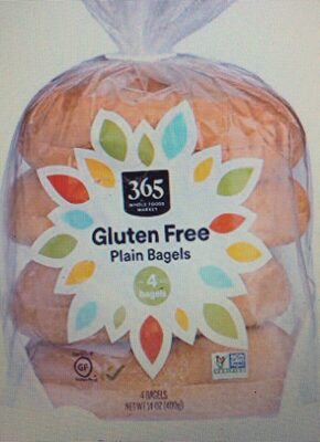 Gluten free plain bagels