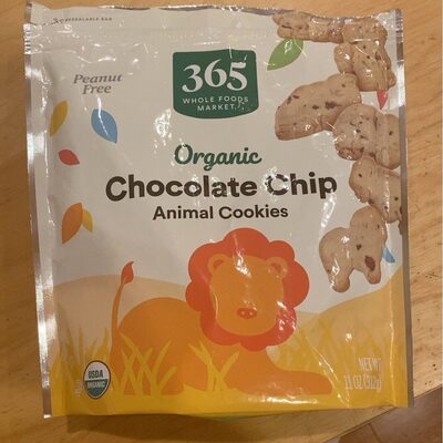 Organic Chocolate Chip Animal Cookies