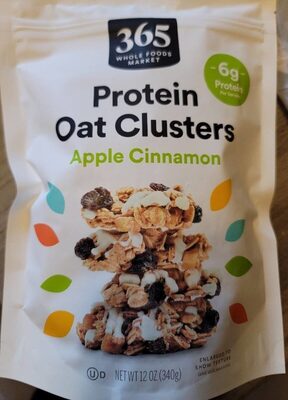 Protein Oak clusters apple cinnamon
