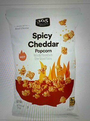 Spicy Cheddar Popcorn